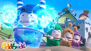 Pogo's Meteor Super Powers! | BEST of Oddbods!! | Funny Cartoons for Kids