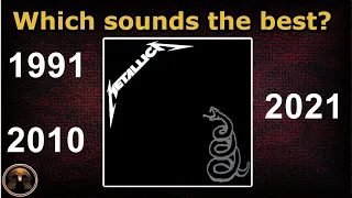 metallica original vs remasters black album 