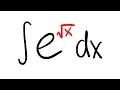 integral of e sqrt x integration by parts in the u-world