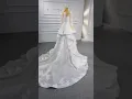 Download Lagu High-end White Beading Lace Flower Cascading Ruffles Wedding Dresses