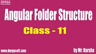Learn Angular 2 4 5 6 Angular Folder Structure Class - 11 by Harsha Sir