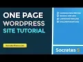 One Page Wordpress Site - JumpLink Nav Menu