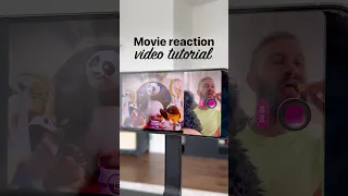 Movie reaction tutorial How to make movie reaction s on your phone no editing