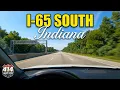 4K Road Trip on I-65 South Indianapolis to Columbus Indiana Scenic Midwest Highway Drive