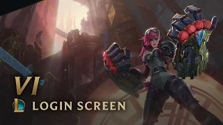 Vi the Piltover Enforcer Login Screen ft Nicki Taylor - League of Legends
