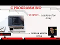 Leaders of an Array