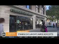 Starbucks layoffs amid boycotts