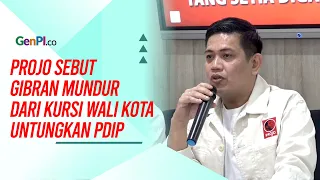 Gibran Mundur dari Jabatannya, Projo: Menguntungkan PDI Perjuangan
