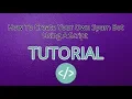 How To Create Your Own Spam Bot Using A Script - Tutorial