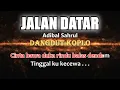 Download Lagu JALAN DATAR - Adibal Sahrul - Karaoke dangdut koplo (COVER) KORG Pa3X (Versi Adella)