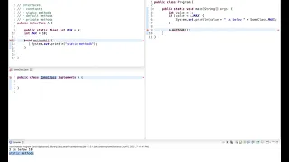 Java Tutorial More on Interfaces