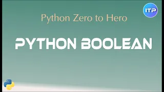 Python Boolean Python Beginner Tutorials An IT Professional