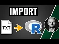 Import data from a TXT-file into R - all you need to know