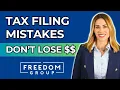 Avoid 5 Costly Tax Filing Mistakes in 2025 Save Money