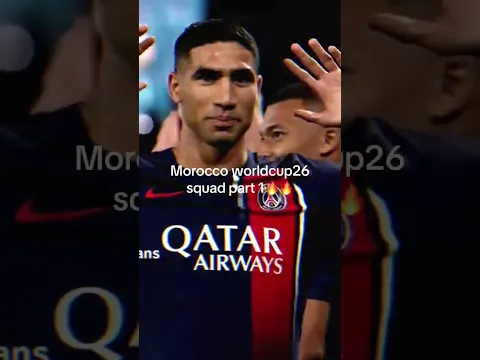 what a sqaud 🤫🤫 #hakimi #مراوغات #football #funny #foot #كاس_العالم