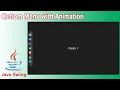 Java Swing - Custom Menu with Animation