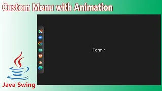 Java Swing - Custom Menu with Animation