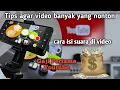 Lagu Jadi begini cara isi suara di youtube, pengasilan pertama \u0026 tips agar video banyak ditonton