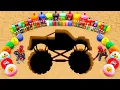 Download Lagu Gigantische tandpasta-uitbarsting van pick-uptruck, Big Pepsi, Mountain Dew, ballen, Fanta \u0026 Coca...