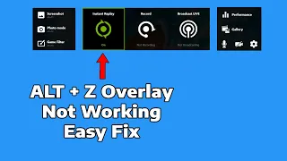 How to Fix Geforce Experience Alt Z Overlay Not Working 2023