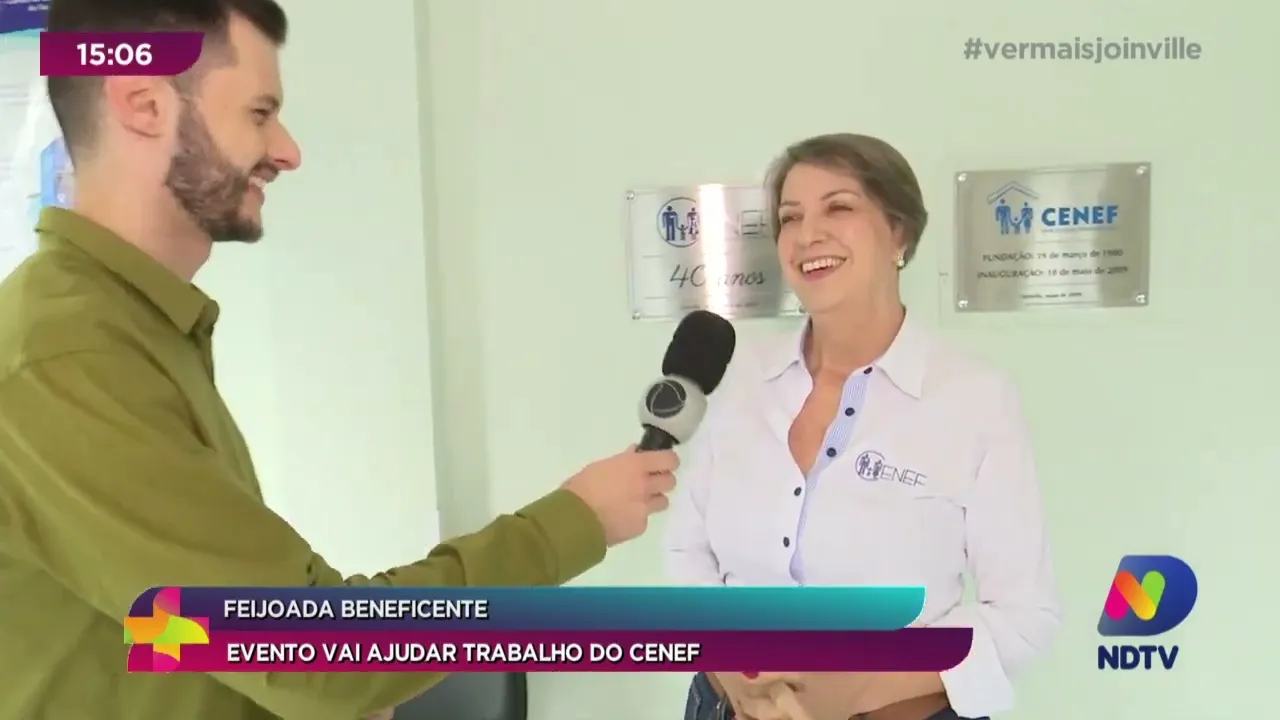 Feijoada beneficente: evento vai ajudar trabalho do Cenef