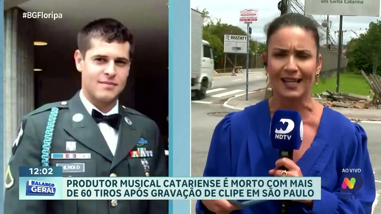 Produtor musical catarinense é morto com mais de 60 tiros em São Paulo