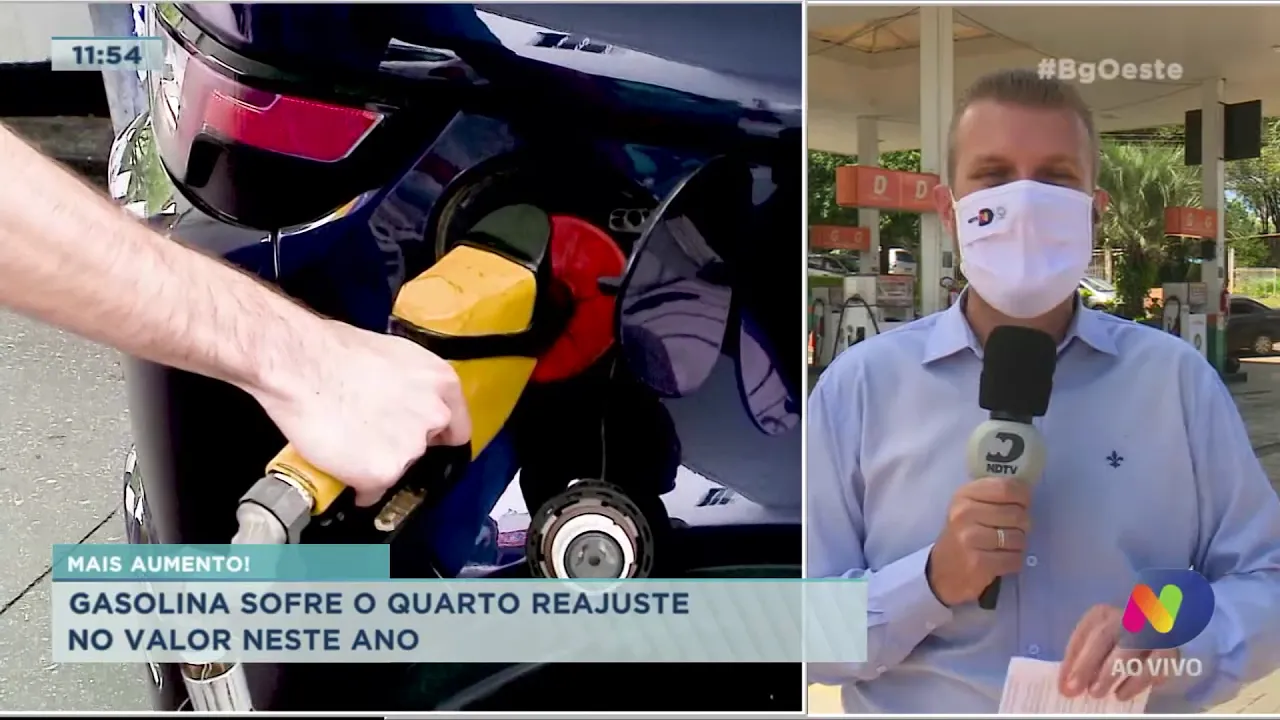 Mais aumento! Gasolina sofre o quarto reajuste no valor em 2021