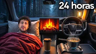 Intenté Acampar En Mi Tesla Por 24 Horas