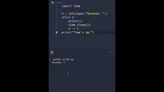 Build a Python Countdown Timer in 60 Seconds