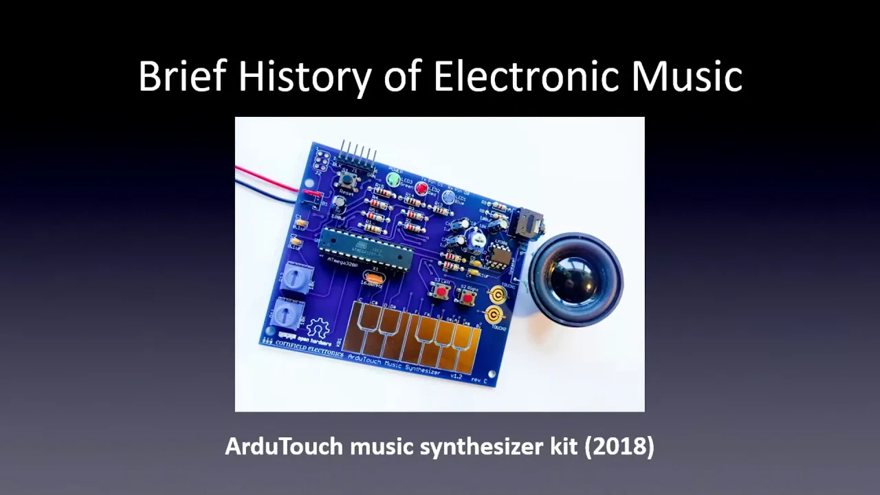 Mitch Altman: ArduTouch music synthesizer -- music generation for newbies