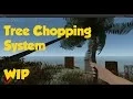 Unity3D Tree chopping system WIP