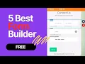 5 Best Form Builder Aplication For Website EASY and FREE - DRAG DROP FORM BUILDER