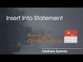 Introduction to SQL Insert into table Part 2 Running in Oracle LiveSQL