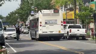 MTA NYCT Bus Novabus LFS on the S59 in Port Richmond Avenue