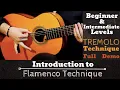 Download Lagu INTRODUCTION TO FLAMENCO TECHNIQUE - Tremolo Technique \