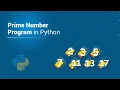 Prime number program in python Check whether the number is prime or not Python tutorial Tamil