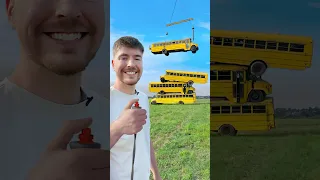 How Many School Buses Can We Stack  How Many School Buses Can We Stack