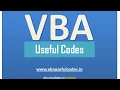 Autofit Columns and Rows in Excel using VBA - VBA Useful Codes