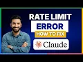 How to fix Claude Code rate limit error FULL GUIDE