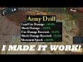Please Start using Army Drill - The Forgotten Modifier is SO WORTH IT
