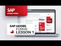 SAP Adobe forms Introduction for Beginners - Static Text