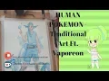 HUMAN POKEMON - Traditional Art Ft Vaporeon