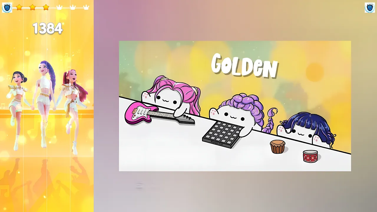 Bongo Cat - Golden Cover Version : Music Piano 7