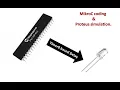 blinking LED using Timer0 Tutorial with Proteus demonstration