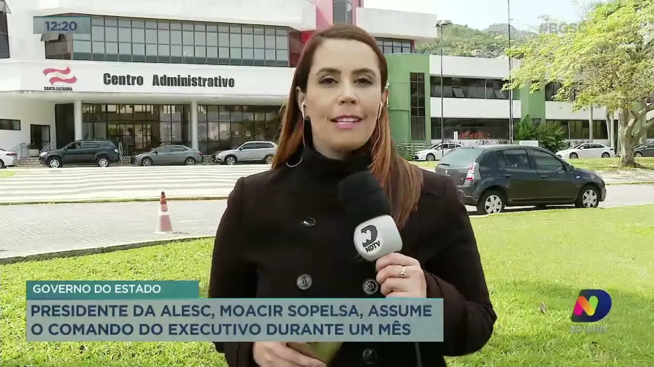 Presidente da Alesc, Moacir Sopelsa, assume o governo do estado de SC