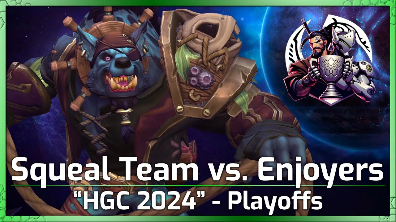 Squeal Team vs. Enjoyers - HGC 2024 - Heroes of the Storm