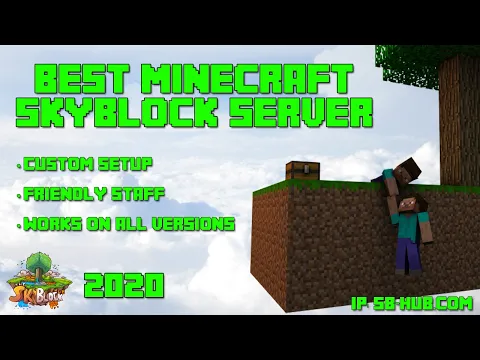 Minecraft server video for The Skyblock Hub