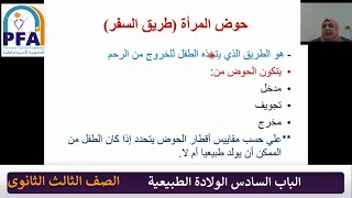 الباب السادس الولادة الطبيعية تمريض نساء والتوليد  الباب السادس الولادة الطبيعية تمريض نساء والتوليد
