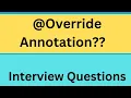 override annotation in java Learn Coding Interview Prep