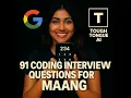 91 Mock Coding Interviews to Crack MAANG Practice Live with Tough Tongue AI